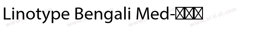 Linotype Bengali Med字体转换